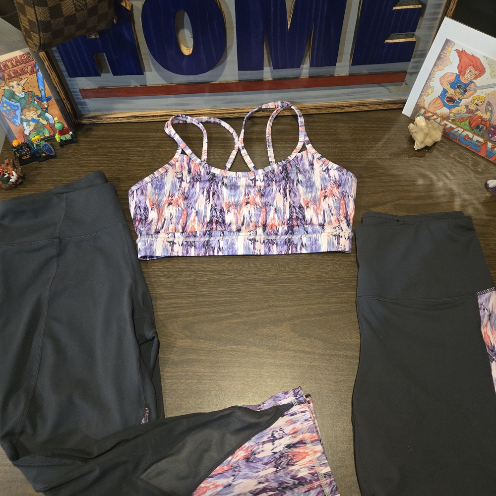 GAIAM Leggings, Sports Bra, and Shorts (1C1)